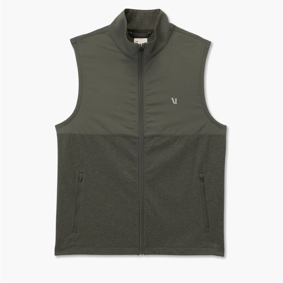 Vuori Men's Charcoal Gray Sunday Element Vest - Picture 8 of 9